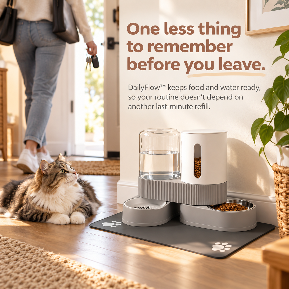DailyFlow™ Gravity Feeder & Waterer