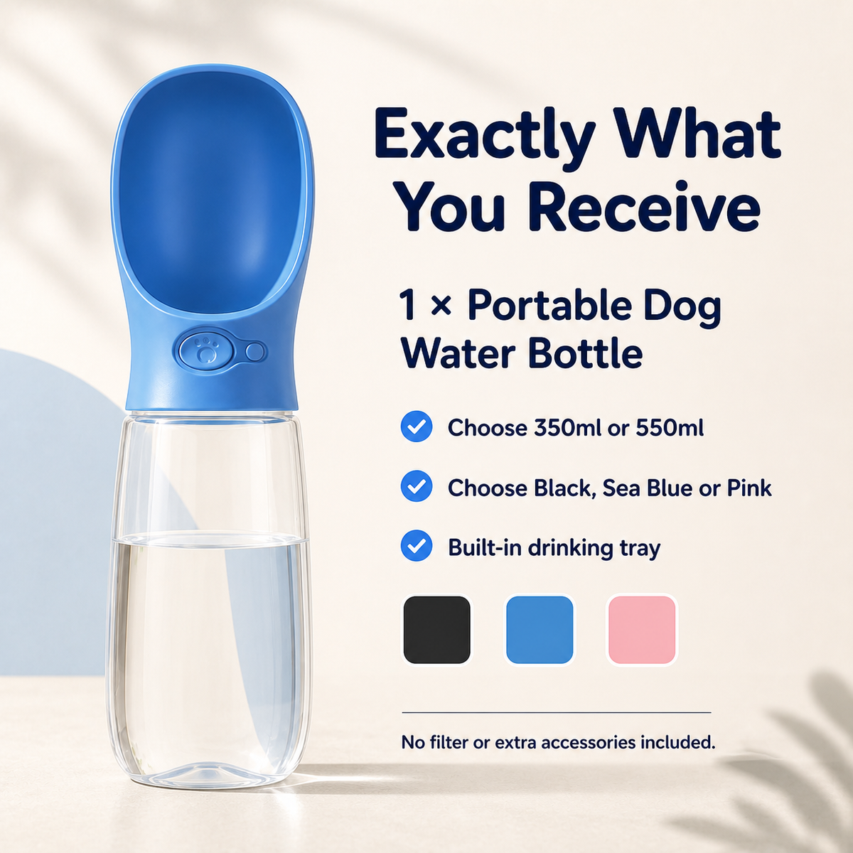 OLVESSA GoSip™ Dog Water Bottle