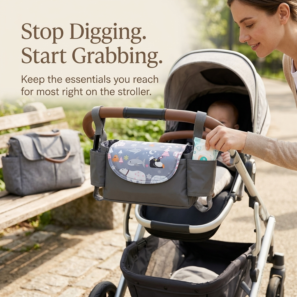 StrollMate™ - Stroller Organizer