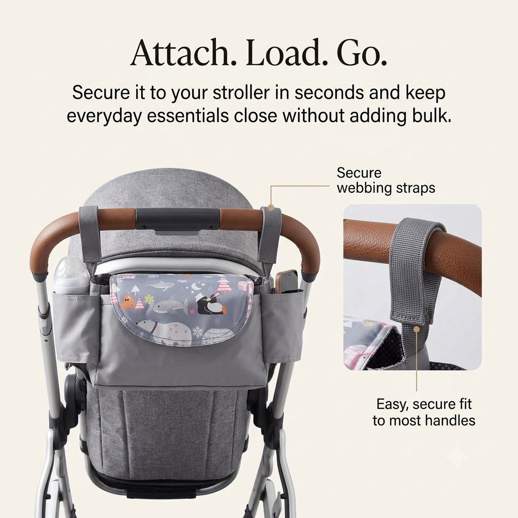 StrollMate™ - Stroller Organizer