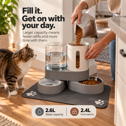 DailyFlow™ Gravity Feeder & Waterer
