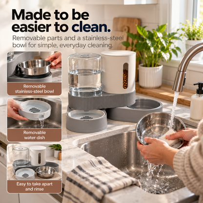 DailyFlow™ Gravity Feeder & Waterer