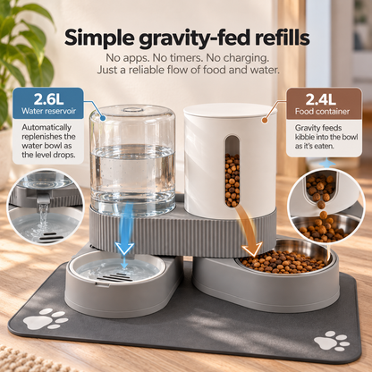 DailyFlow™ Gravity Feeder & Waterer