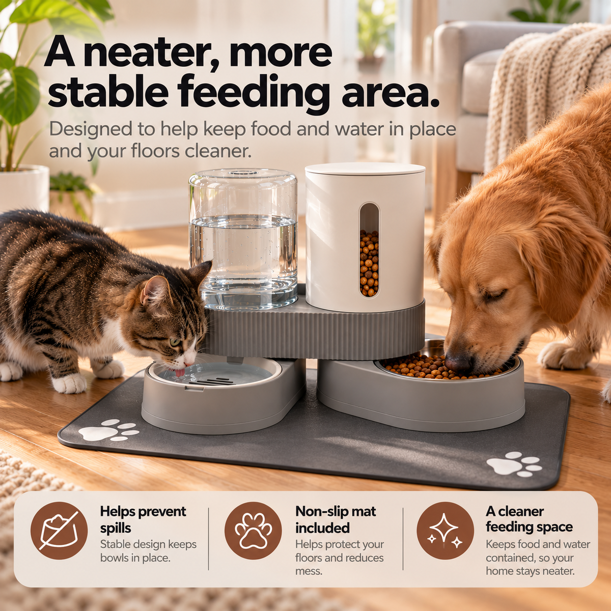 DailyFlow™ Gravity Feeder & Waterer